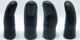 Greek or early Roman bronze thumb from a real size statue, probably emperor or someone very important. 62 mm., 145 g.