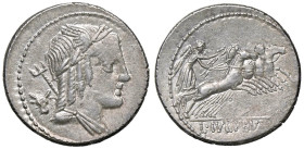 ROMANE REPUBBLICANE - JULIA - L. Julius Bursio (85 a.C.) - Denario Cr. 352/1 (AG g. 3,46)

 

BB+/qSPL