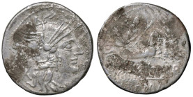 ROMANE REPUBBLICANE - PAPIRIA - Cn. Papirius Carbo (121 a.C.) - Denario B. 7; Cr. 279/1 (AG g. 3,85)

 

MB