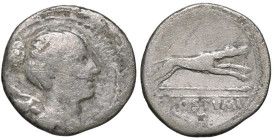 ROMANE REPUBBLICANE - POSTUMIA - C. Postumius (74 a.C.) - Denario B. 9; Cr. 394/1a (AG g. 3,37)

 

MB