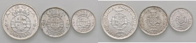 ESTERE - ANGOLA - Dominazione portoghese (1910-1975) - 20 Escudos 1955 Kr. 74 AG Assieme a Timor 10 e 3 escudos - 3 monete

 Assieme a Timor 10 e 3 es...