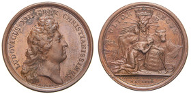 MEDAGLIE ESTERE - FRANCIA - Luigi XIV (1643-1715) - Medaglia 1672 AE Opus: Mauger Ø 40

 

qFDC