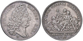 MEDAGLIE ESTERE - FRANCIA - Luigi XIV (1643-1715) - Gettone 1715 - Tesoro Reale MA Ø 30

 

SPL