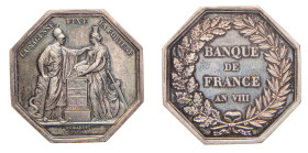 MEDAGLIE ESTERE - FRANCIA - Terza Repubblica (1870-1940) - Medaglia A. VIII, Banca di Francia AG Ø 36

 

SPL