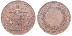 MEDAGLIE ESTERE - FRANCIA - Terza Repubblica (1870-1940) - Medaglia 1872 - Lione, esposizione universale AE Ø 38

 

qFDC