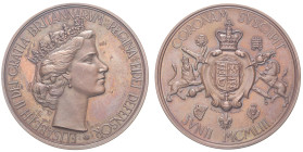 MEDAGLIE ESTERE - GRAN BRETAGNA - Elisabetta II (1952-2022) - Medaglia 1953 - Per l' incoronazione AE Opus: Monti Ø 61

 

qFDC