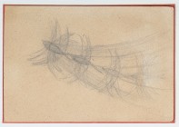Giacomo Balla Volo di rondini - studio matita su foglio di taccuino 13 x 9 cm Eseguito nella primavera del 1913. Opera registrata presso l'Archivio El...