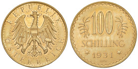 AUSTRIA Prima repubblica (1918-1938) 100 Schilling 1931 - KM 2842 AU (g 23,55)
SPL