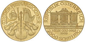 AUSTRIA Seconda repubblica (1945-) 2000 Schilling 1989 - KM 2990 AU (g 31,17)
FDC