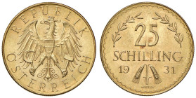 AUSTRIA Seconda repubblica (1945-) 25 Schilling 1931 - KM 2841 AU (g 5,90)
SPL-FDC