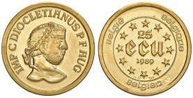 BELGIO Baldovino I (1951-1993) 25 Ecu 1989 - KM 173 AU (g 7,82)
FDC