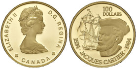 CANADA Elisabetta II (1952-2022) 100 Dollari 1984 - KM 143 AU (g 16,89)
PROOF