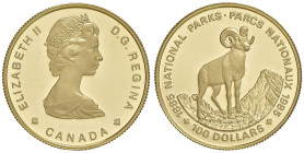 CANADA Elisabetta II (1952-2022) 100 Dollari 1985 - KM 144 AU (g 16,99)
PROOF