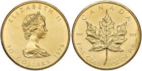 CANADA Elisabetta II (1952-2022) 50 Dollari 1979 - KM 125 AU (g 31,18)
FDC