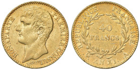 FRANCIA Napoleone primo console (1799-1804) 40 Franchi An. XI A Parigi - Gad. 1080 AU (g 12,88)
BB