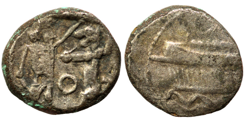 PHOENICIA. Sidon. Ba'alšillem II, circa 401-366 BC. 1/16 Shekel (silver, 0.65 g,...