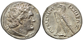 PTOLEMAIC KINGS of EGYPT. Ptolemy V, 204-180 BC or Ptolemy VI, 180-145 BC. Tetradrachm (silver, 13.13 g, 27 mm), Alexandreia. Diademed bust of Ptolemy...