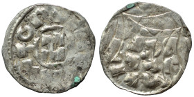 ITALY. Lucca. Enrico III, IV or V, 1039-1125. Denaro (silver, 0.70 g, 16 mm). Nearly very fine.