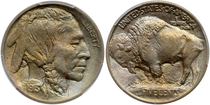 1913. Type 1. PCGS graded MS-66. CAC. Premium Quality. A magnificent example wit...