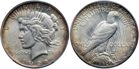 1922-D Peace Dollar. PCGS MS62