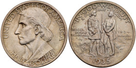 1935 Boone Half Dollar. Small 1934 on reverse. PCGS MS65
