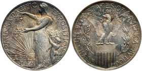 1915-S Panama-Pacific Half Dollar. NGC MS64