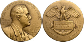 1937. U.S. Mint Medal of Franklin Delano Roosevelt. UNC