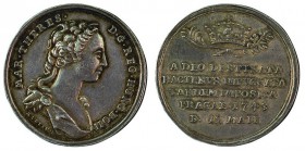 Maria Theresia 1740 - 1780 
Medaglia 1743 per l’incoronazione in Boemia argento, incisore del conio „KITTEL“ (Georg Wilhelm Kittel, 1694 – 1769), min...