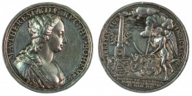 Maria Theresia 1740 - 1780 
Medaglia 1743 per l’incoronazione in Boemia argento, incisore del conio „N.V.S.“ (Nicolaas van Swinderen, 1705 – 1760), p...