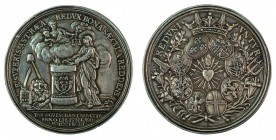 Maria Theresia 1740 - 1780 
Medaglia 1748 per la pace di Aquisgrana argento, incisore del conio Martin Holtzhey (1697 – 1764, s.n.), minimi graffi Me...