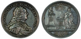 Maria Theresia 1740 - 1780 
Medaglia 1750 per la cerimonia di omaggio della città di Ratisbona argento, incisore del conio al diritto „I.L. OEXLEIN“ ...