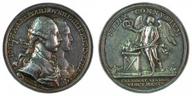 Maria Theresia 1740 - 1780 
Medaglia (modulo grande) 1760 per il matrimonio del Principe Ereditario Giuseppe con Elisabetta di Borbone-Parma argento ...