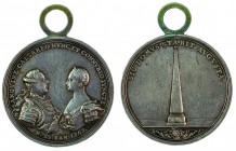 Maria Theresia 1740 - 1780 
Medaglia 1765 per il secondo matrimonio di Giuseppe II con Giuseppa di Baviera argento, incisore del conio „OEXLEIN“ (Joh...