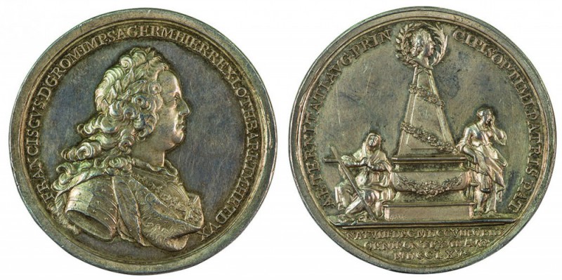 Maria Theresia 1740 - 1780 
Medaglia (di modulo grande) 1765 per la morte dell’...