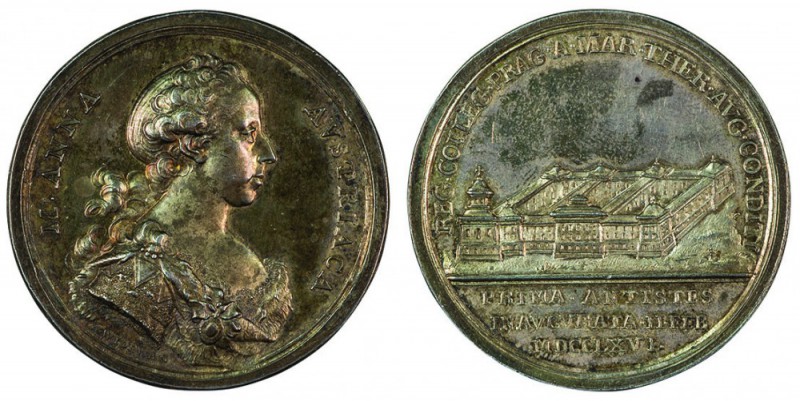 Maria Theresia 1740 - 1780 
Medaglia 1766 per la nomina dell’Arciduchessa Maria...