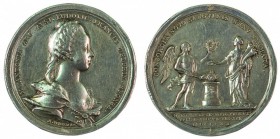Maria Theresia 1740 - 1780 
Medaglia 1770 per il matrimonio dell’Arciduchessa Maria Antonia (Maria Antonietta) con l’erede al trono di Francia, il fu...
