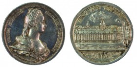 Maria Theresia 1740 - 1780 
Medaglia 1770 per l’arrivo a Günzburg dell’Arciduchessa Maria Antonietta argento, incisore del conio al diritto, “A. GUIL...