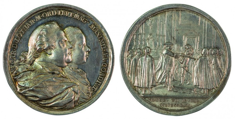 Maria Theresia 1740 - 1780 
Medaglia 1770 per l’elezione dell’Arciduca Massimil...