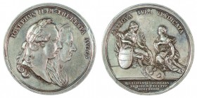 Maria Theresia 1740 - 1780 
Medaglia 1773 per la cerimonia di omaggio dei Regni di Galizia e Lodomiria argento, incisore del conio „KRAFFT“ (Johann M...