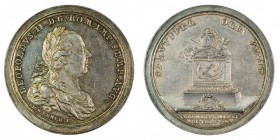 Leopold II 1790 – 1792 
Medaglia 1790 per l’incoronazione come Imperatore argento del diametro di mm. 48, incisore del conio „I.P. WERNER“ (Jeremias ...