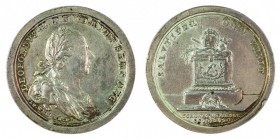 Leopold II 1790 – 1792 
Medaglia 1790 per l’incoronazione come Imperatore argento del diametro di mm. 48, incisore del conio „I.P. WERNER“ (Jeremias ...
