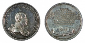 Leopold II 1790 – 1792 
Medaglia 1790 per la cerimonia di omaggio della città di Ratisbona argento, incisore del conio al diritto „ZOLLNER“ e al rove...