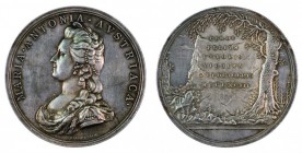 Franz II./I. 1792 – 1835 
Medaglia 1793 per l’esecuzione della regina Maria Antonietta argento, incisore del conio „BALDENBACH“ (Peter Baldenbach, †1...