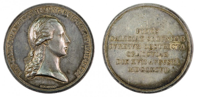 Franz II./I. 1792 – 1835 
Medaglia 1796 per la cerimonia di omaggio della Galiz...
