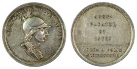 Franz II./I. 1792 – 1835 
Medaglia 1798 per le vittorie dell’Arciduca Carlo argento, incisore del conio “A. GUILLEMARD” (Anton Guillemard, 1747 – 181...