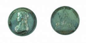 Franz II./I. 1792 – 1835 
Medaglia 1798 per la morte dell’Arciduchessa Maria Cristina argento, incisore del conio “STUCKHART” (Franz Stuckgart), picc...