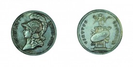 Franz II./I. 1792 – 1835 
Medaglia 1799 per la vittoria di Stockach argento, incisore del conio „BALDENBACH“ (Peter Baldenbach, †1802) Medaille auf d...