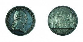 Franz II./I. 1792 – 1835 
Medaglia 1804 per il viaggio dell’Imperatore in Boemia argento, incisore del conio al diritto “A. Guillemard” (Anton Guille...