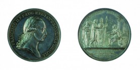 Franz II./I. 1792 – 1835 
Medaglia 1804 per il viaggio dell’Imperatore in Boemia argento, incisore del conio al diritto “A. Guillemard” (Anton Guille...