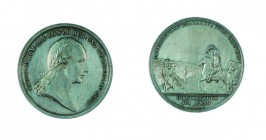 Franz II./I. 1792 – 1835 
Medaglia d’onore 1804 per gli ufficiali del campo militare di Praga argento, incisore del conio al diritto “A. Guillemard” ...